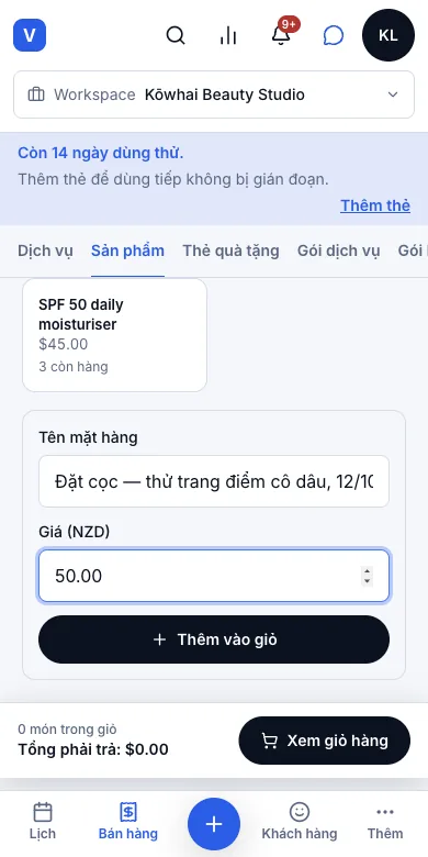 Bán nhanh, không cần lịch hẹn — Thanh toán nhanh — cọc $50 cho buổi thử trang điểm cô dâu — Điện thoại