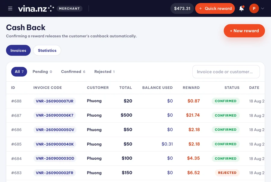 Raise and settle invoices — PC